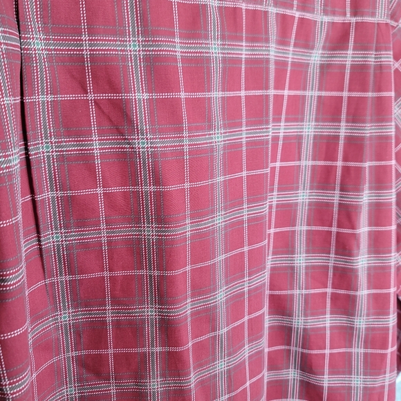 Haband Vintage 80's Button Down Plaid Shirt Made in Switzerland Men's Size L - Picture 7 of 8